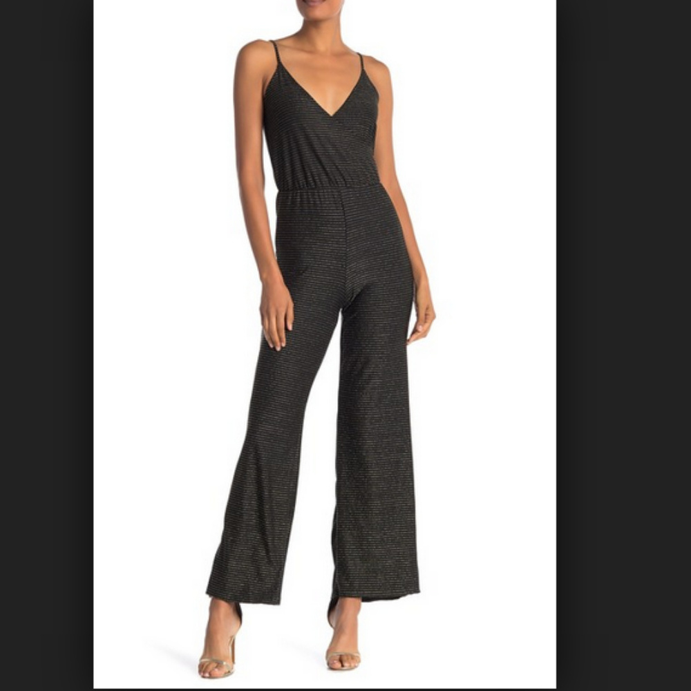 NWT Metallic Gold Jumpsuit